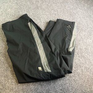 New Balance Jogger Mens M Black Athletic Reflective Windbreaker Running Zip